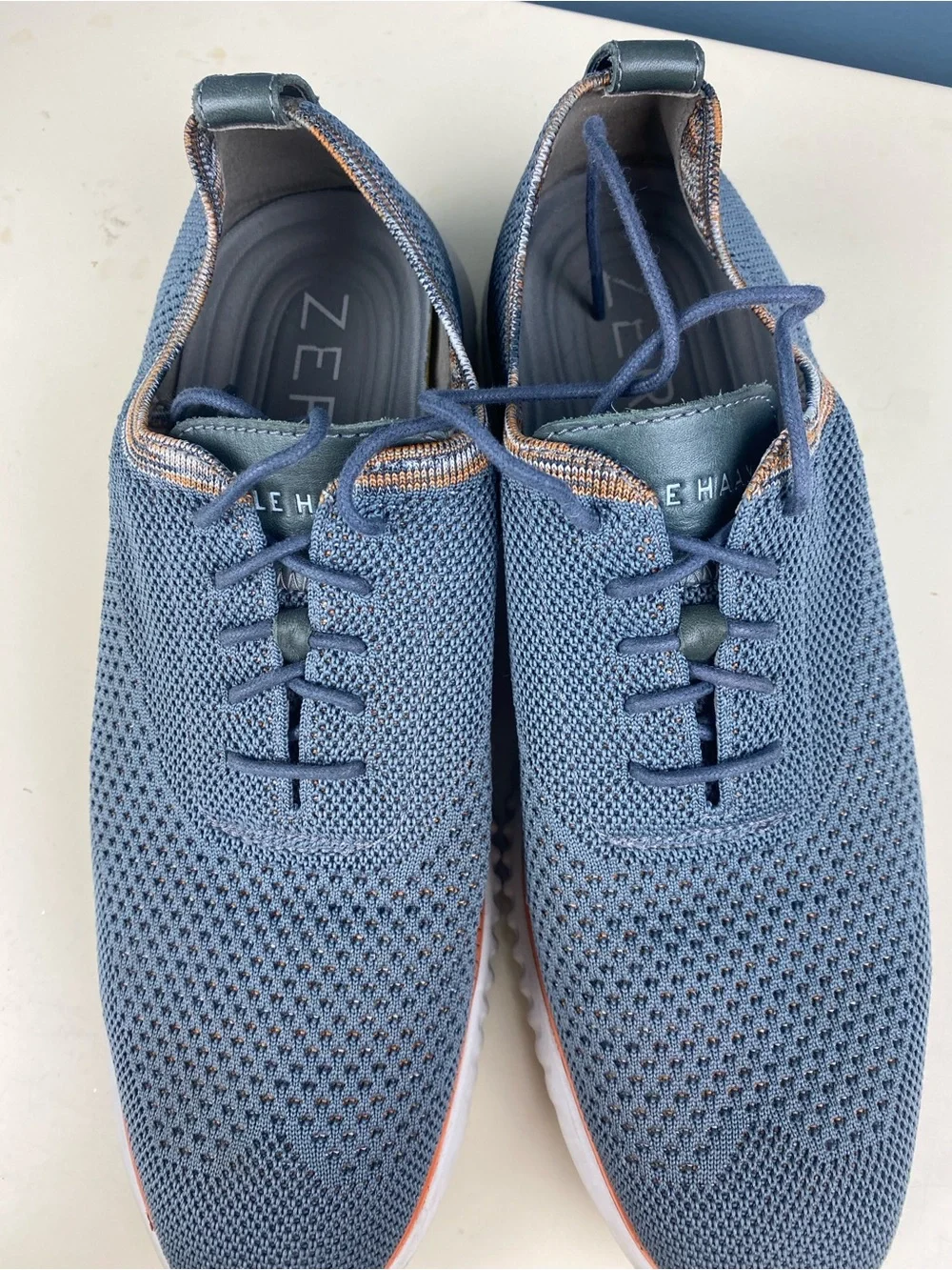 Cole Haan C31910 Mens Zerogrand Stitchlite Oxford Shoes Gray Lace Up Size 11 M